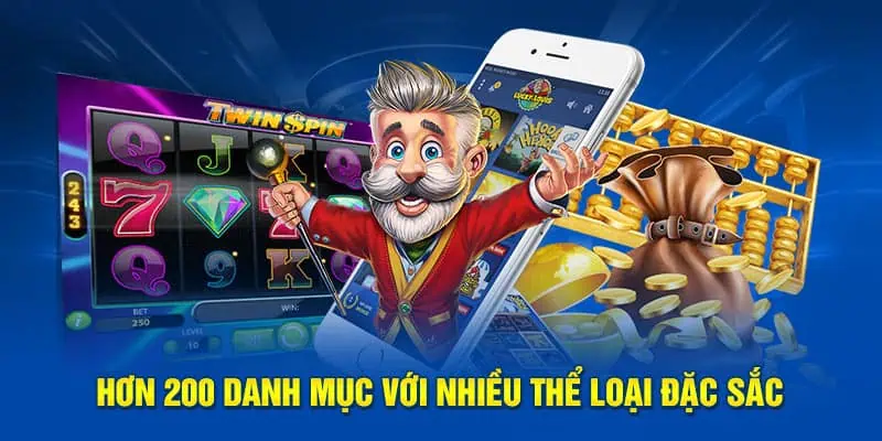 Sân chơi quy tụ nhiều nhà phát hành game có tiếng